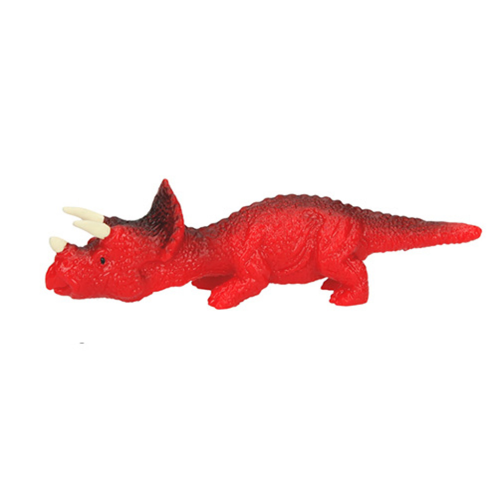 Dino World ASST | Lietajúci dinosaurus - Triceratops, červená